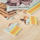 Grappige 11x14 Oud-Europa Kaartpuzzel Legpuzzel (Zijkant)