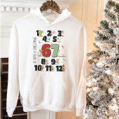 Grappige 12 Dagen Kerstmis 67 6 7 Zes Zeven Meme Hoodie