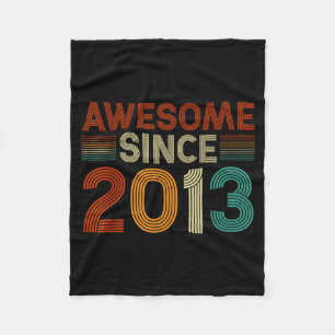 Grappige 12-jarige geweldig sinds 2013 verjaardag fleece deken
