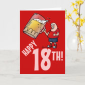 Grappige 18e Verjaardag Kaart met Cartoon van Enor (Gele Bloem)