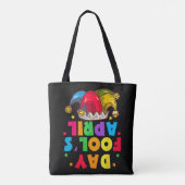 Grappige 1 april-grapjes kit 1 april grappen tote bag (Achterkant)