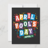 Grappige 1 april-grapjes kit aankondiging (Achterkant)