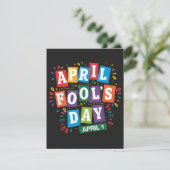 Grappige 1 april-grapjes kit feestdagenkaart (Staand voorkant)