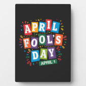 Grappige 1 april-grapjes kit fotoplaat (voorkant)