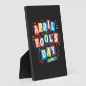 Grappige 1 april-grapjes kit fotoplaat (Zijkant)