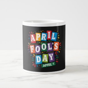 Grappige 1 april-grapjes kit grote koffiekop