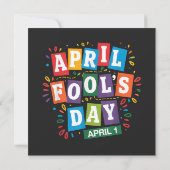 Grappige 1 april-grapjes kit kaart (Achterkant)