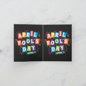 Grappige 1 april grappen kit feestdagen kaart (Binnen)