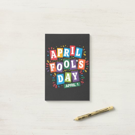 Grappige 1 april grappen kit post-it® notes (Op bureau)