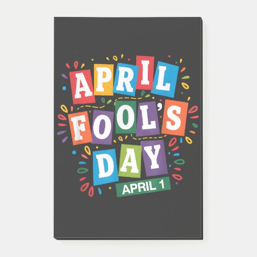 Grappige 1 april grappen kit post-it® notes (Voorkant)
