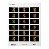 Grappige 1 april-grapprankskit 1 april-grapjes etiket (Full Sheet)