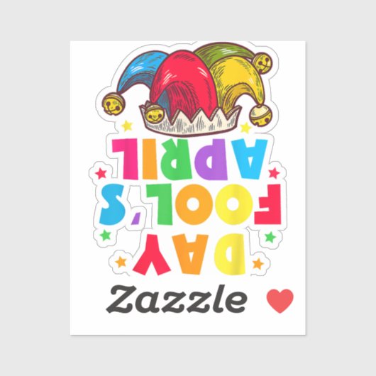Grappige 1 april-grapprankskit 1 april-grapjes sticker (Vel)