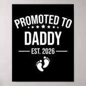 Grappige 1e keer vader Est 2026 Nieuwe vader Nieuw Poster (Voorkant)