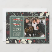 Grappige 2021 2022 3e Jaar is een Charme Foto Kers Feestdagenkaart (Voorkant)