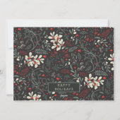 Grappige 2021 2022 3e Jaar is een Charme Foto Kers Feestdagenkaart (Achterkant)