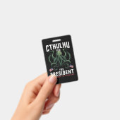 Grappige 2024 Verkiezingen Cthulhu voor President  Badge (Handheld)