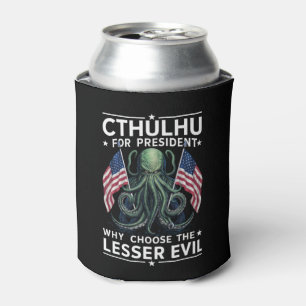 Grappige 2024 Verkiezingen Cthulhu Voor President  Blikjeskoeler