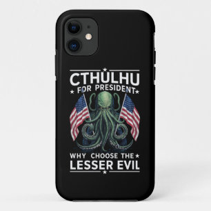 Grappige 2024 Verkiezingen Cthulhu Voor President Case-Mate iPhone Case