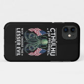 Grappige 2024 Verkiezingen Cthulhu Voor President Case-Mate iPhone Case (Achterkant (horizontaal))