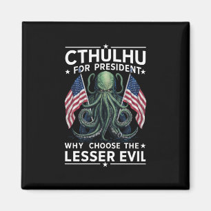 Grappige 2024 Verkiezingen Cthulhu Voor President  Magneet