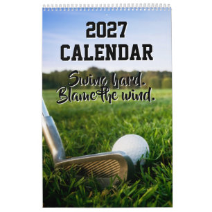 Grappige 2027 Agenda Golf Citaten Golfer Vader Coa Kalender
