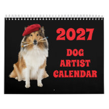 Grappige 2027 hondenkalender