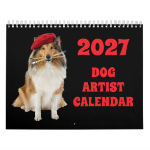 Grappige 2027 hondenkalender kalender