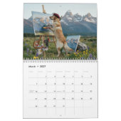 Grappige 2027 hondenkalender kalender (Mar 2027)