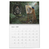 Grappige 2027 Kat Kunstenaar Kalender (Mar 2027)