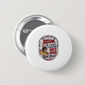 Grappige 250e 4 juli Hot Dog Dachshund Ronde Button 5,7 Cm (Voorkant /achterkant)
