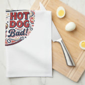 Grappige 250e 4 juli Hot Dog Dachshund Theedoek (Quarter Fold)