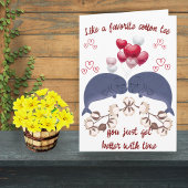 Grappige 2e Katoen Jubileum Kaart voor Man