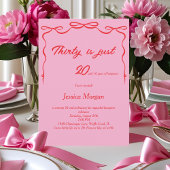 Grappige 30e bewerkbare printbare verjaardagsuitno kaart