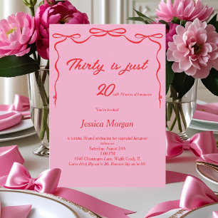 Grappige 30e bewerkbare printbare verjaardagsuitno kaart