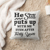 Grappige 30e trouwdag kussen (Deken)