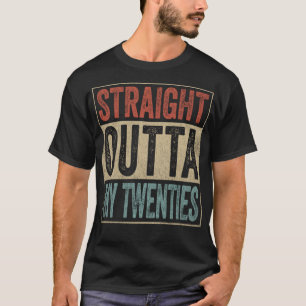 Grappige 30e verjaardag 30-YO Mannen recht uit mij T-shirt