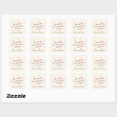Grappige 30e Verjaardag Humor Roze Ster Sticker (Vel)