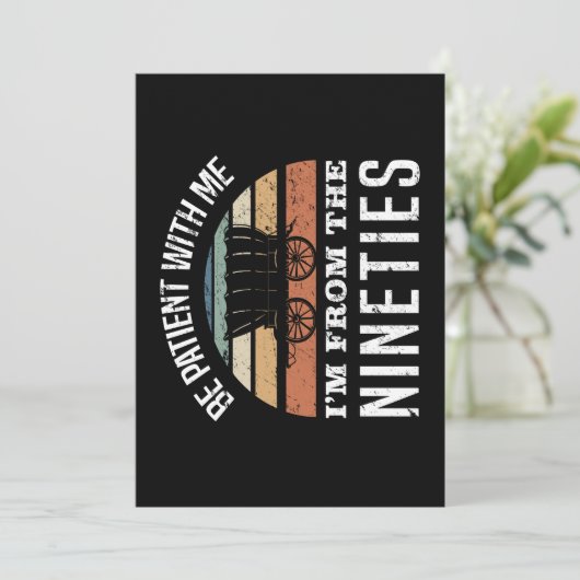 Grappige 30e verjaardag ik ben uit de jaren 1990 (Staand voorkant)