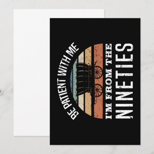 Grappige 30e verjaardag ik ben uit de jaren 1990 (Voorkant / Achterkant)