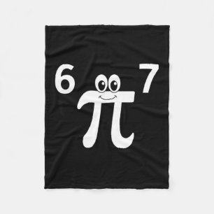 Grappige 314-dag meme wiskundig ontwerp voor nerds fleece deken