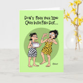 Grappige 32e verjaardag kaart (Gele Bloem)