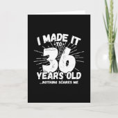 Grappige 36e verjaardag citaat sarcastisch 36 jaar kaart (Voorkant)