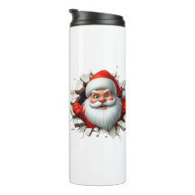 Grappige 3D kerstman kerstvakantie ontwerp