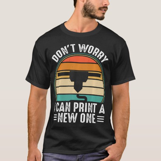 Grappige 3D-printerkleding voor 3D-printerliefhebb T-shirt (Voorkant)