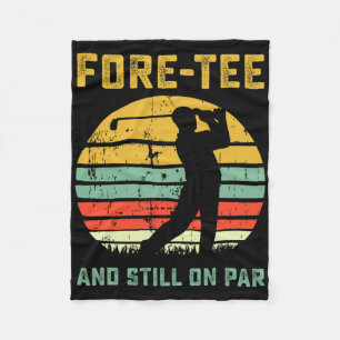 Grappige 40e verjaardag golf grap golfen 40 jaar o fleece deken