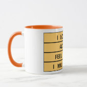 grappige 40e verjaardag Veertigste midlife crisis  Mok (Links)