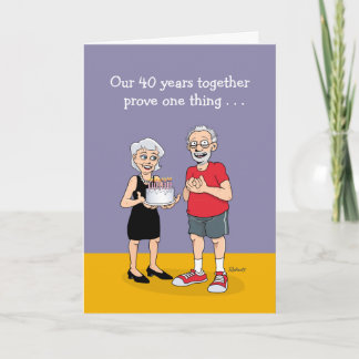Grappige 40ste verjaardagskaart voor vrouw kaart