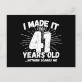 Grappige 41e verjaardag citaat sarcastisch 41 jaar briefkaart (Voorkant)