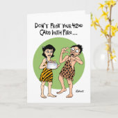 Grappige 42e verjaardag kaart (Gele Bloem)