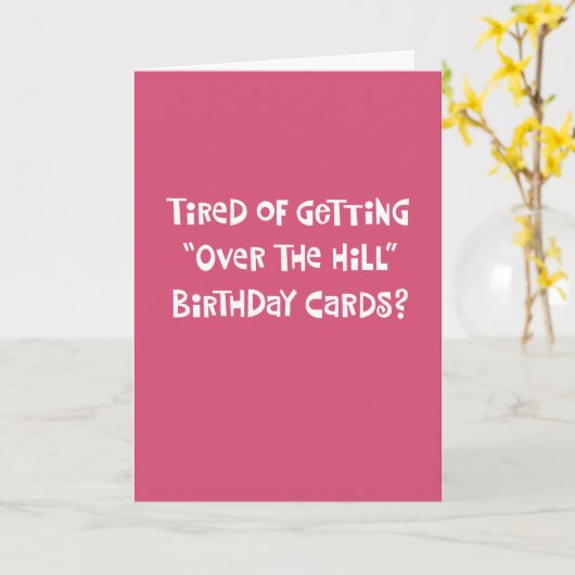 Grappige 46e Verjaardag Kaart (Gele Bloem)